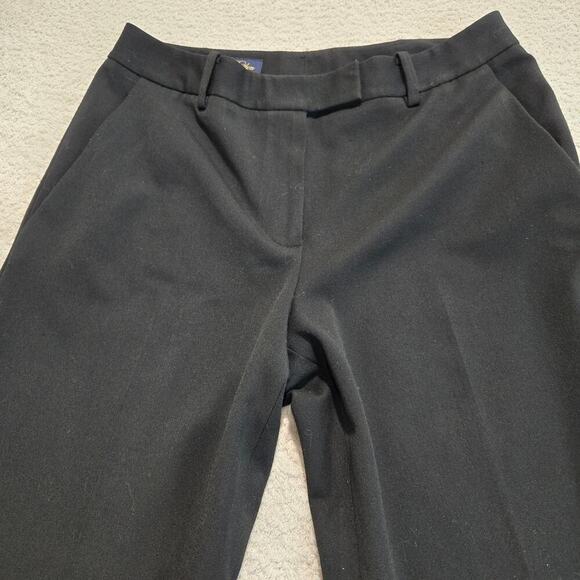 Brooks Brothers Stretch Black Dress Pants Bootcut Women's Size 6 Officecore - Picture 2 of 8